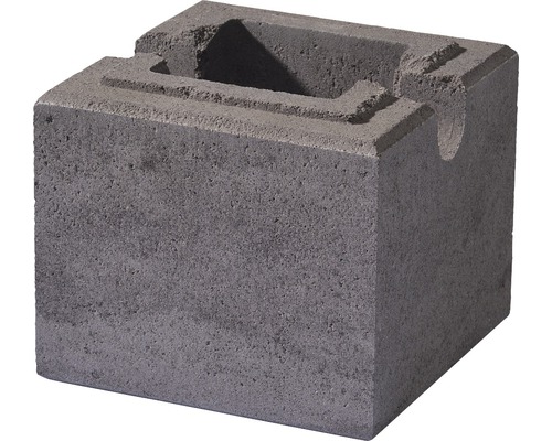 Bloc en H en béton gris pour l''aménagement paysager