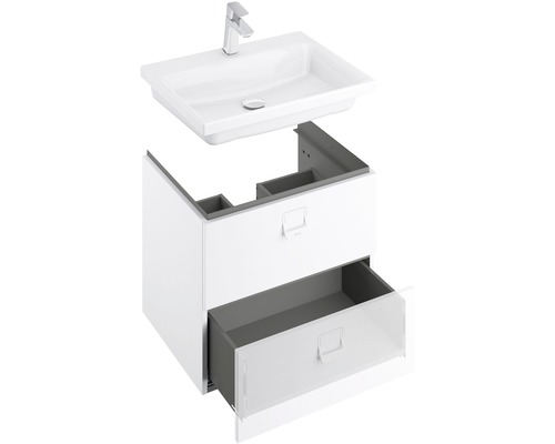 Waschtisch mit zwei Schubladen und Waschbecken