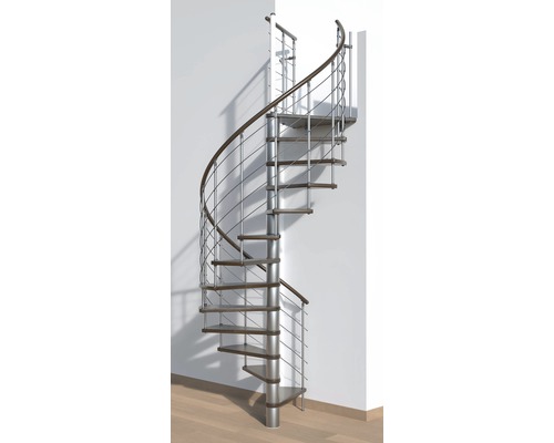 Escaliers colimaçon Pertura Skaia Ø 120 cm 12 marches/ 13 pas de marche hêtre
