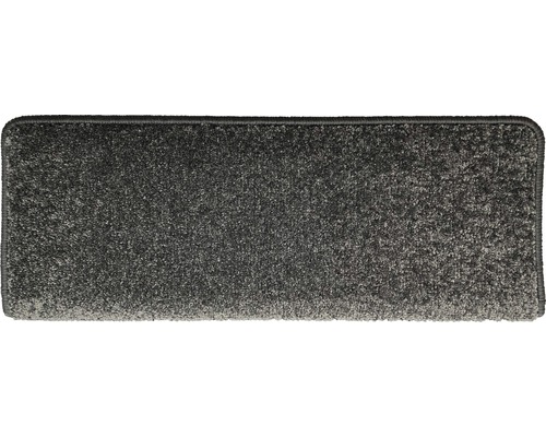 Tapis d'escalier Carousel rectangle anthracite 23,5x65x4,5 cm Marche d''escalier grise pour l''intérieur