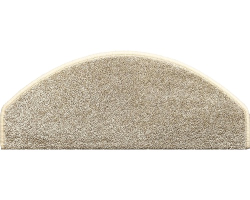 Tapis d'escalier Fortuna beige 28x65 cm