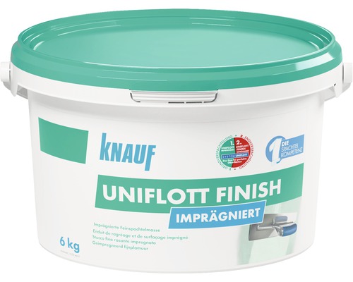 Enduit KNAUF Uniflott Finish imprégné 6 kg