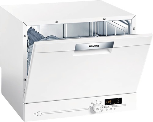 Lave-vaisselle en pose libre Siemens SK26E222EU largeur 55 cm pour 6 couverts 8 L 49 dB(A)