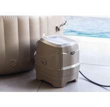 Aufblasbarer Whirlpool Intex Pure Spa Bubble Massage mit integriertem Kalkschutzsystem, 140 Luftdüsen und absperrbare Isolierabdeckung beige-thumb-2