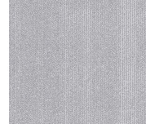 Papier peint intissé 37550-5 New Elegance rayures gris clair Matériau textile avec de fines rayures