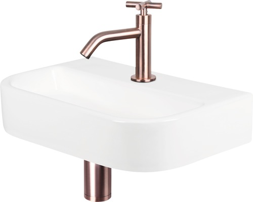 Keramikwaschbecken mit Armatur