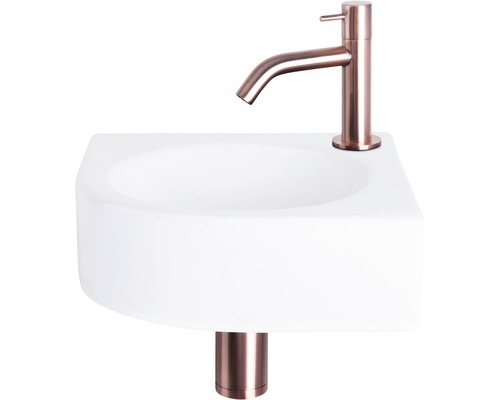 Waschbecken mit Armatur für das Badezimmer