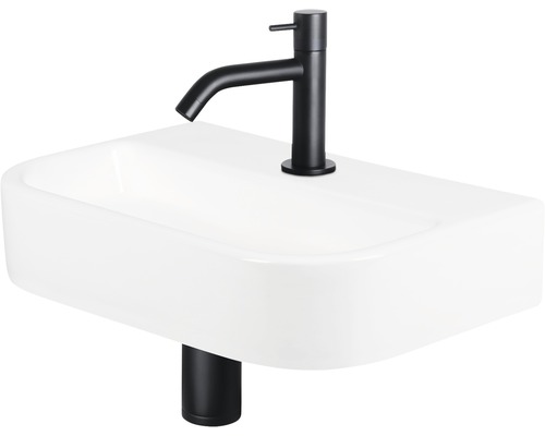 Waschbecken mit Armatur für das Badezimmer