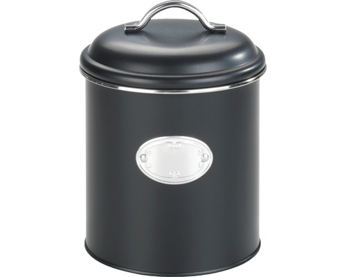 Vorratsdose mit Deckel und Etikett
