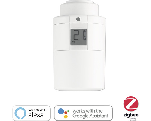 Thermostat de radiateur numérique compatible avec Alexa et Google Assistant