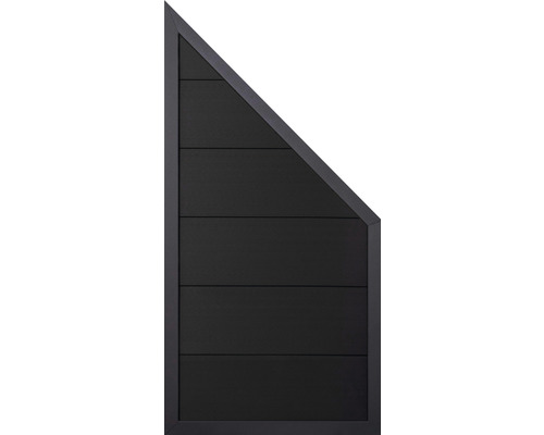 Élément de clôture Novara 90x180/90 cm anthracite