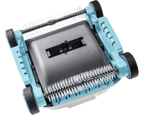 Poolreiniger mit Bürsten und Rädern