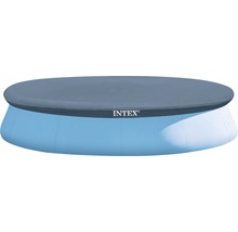 Poolabdeckplane INTEX Ø 396 cm blau