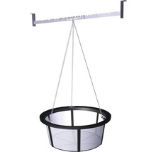 Hängeampel mit Kette und Wandhalterung für den Garten