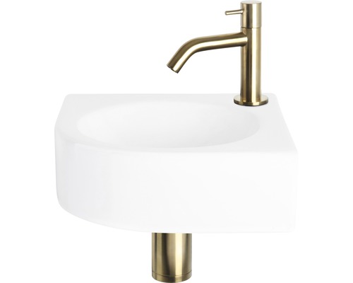 Keramikwaschbecken mit Armatur