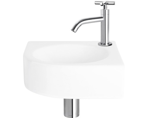 Keramikwaschbecken mit Armatur