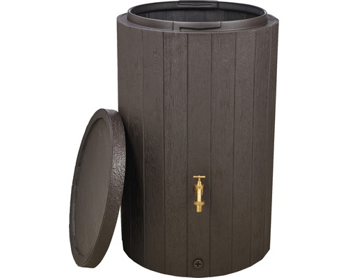 Récupérateur d''eau de pluie avec couvercle et robinet