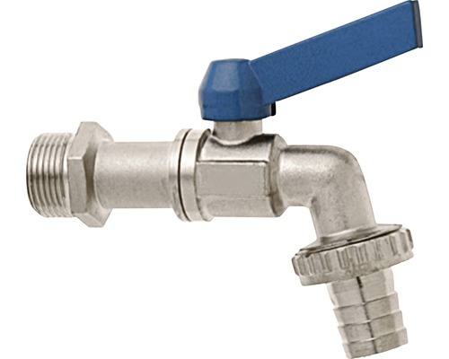 Robinet de puisage avec raccord de tuyau et levier