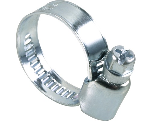 Schlauchschelle aus Metall mit Schraube