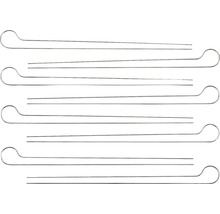 Plusieurs brochettes de grill en métal