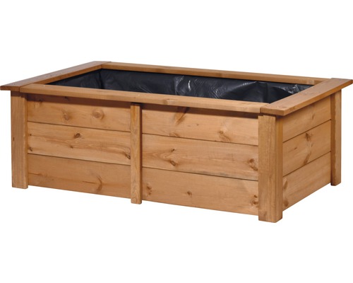 Jardinière en bois avec film