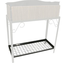 Grille de rangement pour jardinière avec bac à fleurs