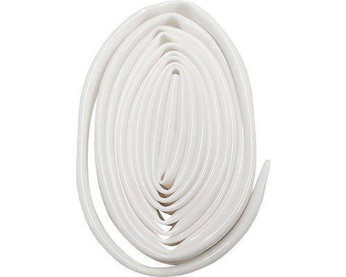 Gaine isolante Ø 10 mm blanc 2 m Cordon d''étanchéité blanc enroulé