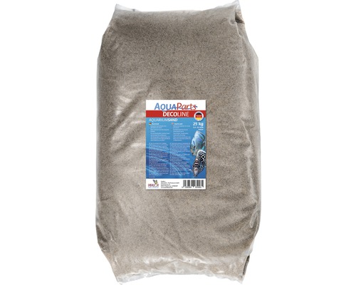 Sable pour aquarium PAPILLON 0,4-0,8 mm 25 kg marron Sac de sable pour aquarium, 25 kilogrammes