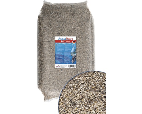 Sac de gravier d''aquarium, granulométrie 1 à 2,5 millimètres, 25 kilogrammes