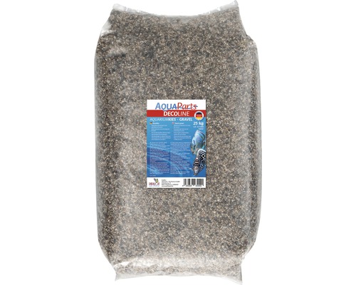 Gravier pour aquariums PAPILLON 2,0-3,5 mm 25 kg marron Sac de gravier pour aquarium avec 25 kilogrammes de contenu