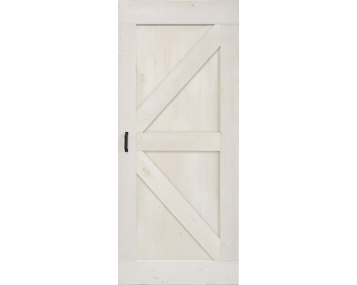 Holzschiebetür im Scheunentorstil mit Griff