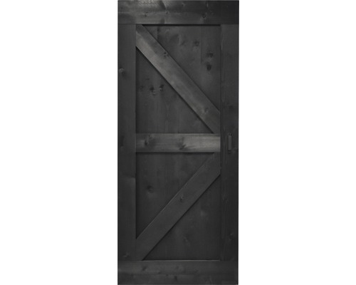 Holztür mit Z-Strebe und Griff