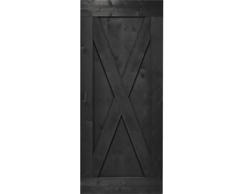 Holztür mit X-förmigem Design