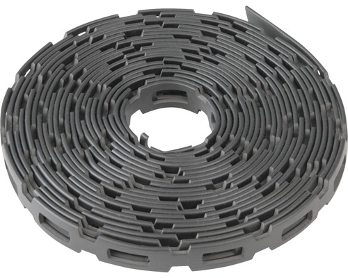 Graues Kabelband aufgerollt