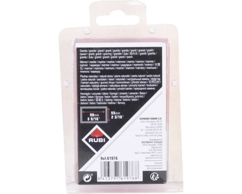 Verpackungsinformationen zu Rubi Produkten