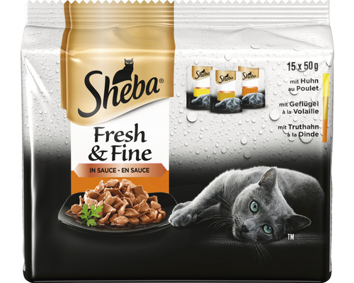 Sheba Fresh&Fine in Sauce Huhn 15x50 g