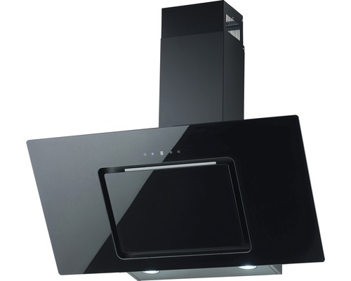 Hotte aspirante noire pour la cuisine