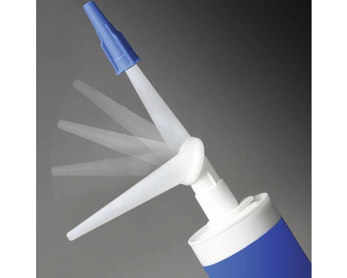 Embout de cartouche pour joints Roxolid pivotant à 360° blanc rouge 5 pièces Embout de cartouche réglable pour une application flexible