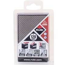 Rubi Diamant Handschleifpad mit 120er Körnung für Fliesen, Granit, Marmor, Naturstein und Beton