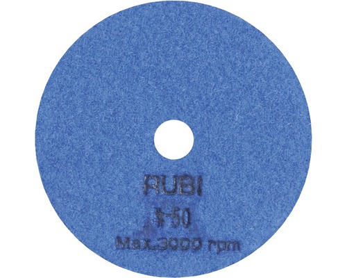 Rubi Filzpolierscheibe mit maximal 3000 Umdrehungen pro Minute