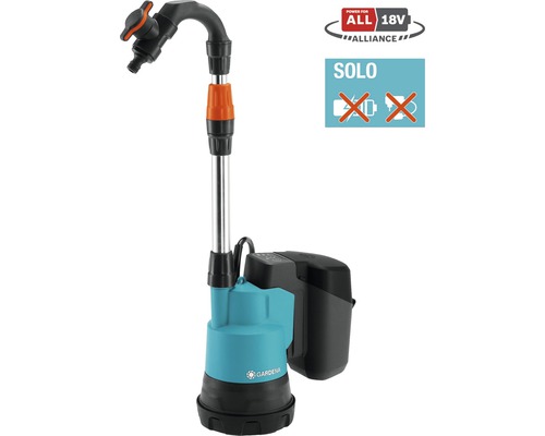 Pompe à eau de pluie sans fil Gardena, sans batterie ni chargeur