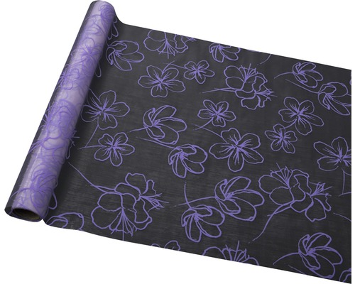 Tissu décoratif violet