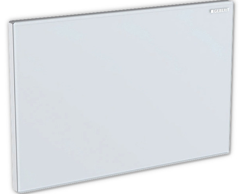 Plaque de recouvrement GEBERIT Sigma verre blanc 115.766.SI1