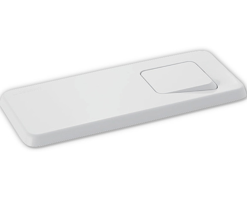 Plaque de commande GEBERIT Topline plaque blanc brillant / bouton blanc brillant 115.394.11.1