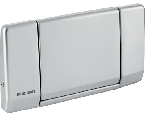 Plaque de commande GEBERIT Highline plaque acier inoxydable brossé / bouton acier inoxydable brossé 115.151.00.1