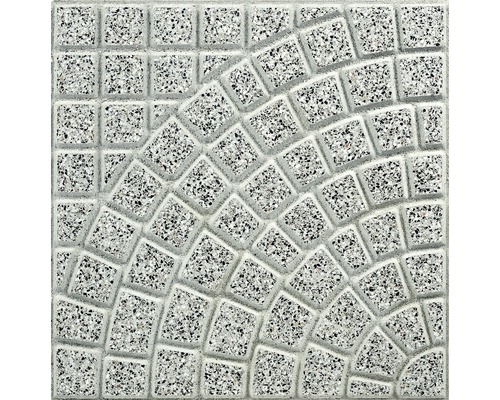 Dalle de terrasse en béton gris 40 x 40 x 3.9 cm