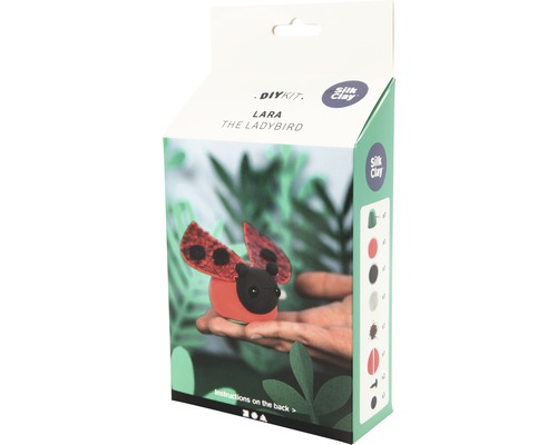DIY Kit Lara der Marienkäfer in der Verpackung