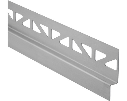 Profilé de carrelage en métal avec trous triangulaires