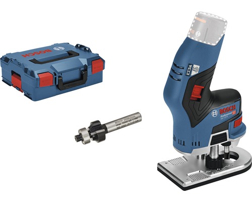 Bosch Professional Affleureuse sans fil GKF 12V-8 sans batterie ni chargeur Défonceuse Bosch avec accessoires et coffret de transport