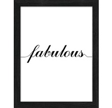 Image encadrée avec l''inscription fabuleux